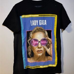 Lady Gaga Black Graphic T-Shirt